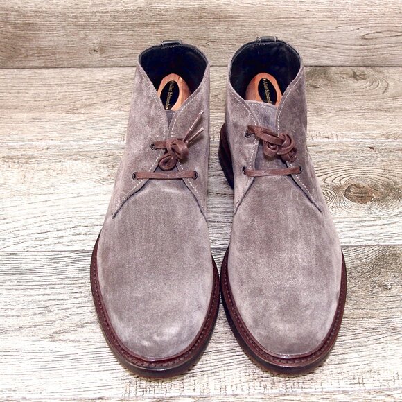 * NIB * $425 Allen Edmonds CYRUS Chukka 9 D Grey Suede * add $15 AE Cedar Trees main image 14